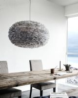 Umage EOS X-Large, Lysegrå m/ hvid pendel Umage EOS X-Large, Lysegrå m/ hvid pendel