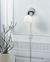 Nordlux Ray Væglampe - Opal/Krom