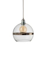 Ebb & Flow Rowan Pendel - Stripe - Ø22 - Klar/Platinium