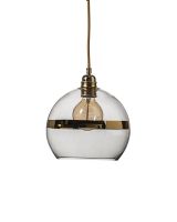 Ebb & Flow Rowan Pendel - Stripe - Ø22 - Klar/Guld Ebb & Flow Rowan Pendel - Stripe - Ø22 - Klar/Guld