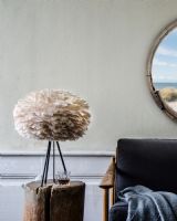 Umage EOS Medium, lysebrun m/ sort Tripod Table