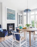 Ebb & Flow Horizon Pendel - Ø45 - Deep Blue/Sølv Ebb & Flow Horizon Pendel - Ø45 - Deep Blue/Sølv