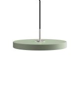 Asteria Mini Pendel - Oliven m. stål cover Asteria Mini Pendel - Oliven m. stål cover