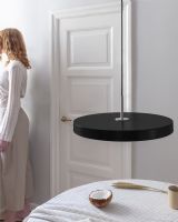 Umage Asteria Pendel - Sort m. stål cover Umage Asteria Pendel - Sort m. stål cover