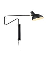 Halo Design Metropole Deluxe Væglampe - Sort Halo Design Metropole Deluxe Væglampe - Sort