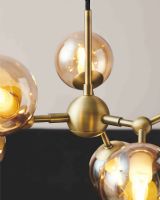 Halo Design Atom Pendel - Ø45 - Rav/Messing Halo Design Atom Pendel - Ø45 - Rav/Messing