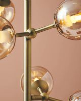 Halo Design Atom Gulvlampe Rav/Messing Halo Design Atom Gulvlampe Rav/Messing