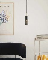 Halo Design Frame Cylinder Pendel Sort Halo Design Frame Cylinder Pendel Sort