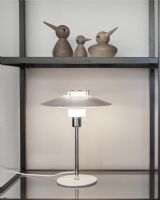 Halo Design Rivoli Bordlampe Hvid/Krom Halo Design Rivoli Bordlampe Hvid/Krom