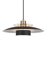 Halo Design Sørup Pendel - Ø40 - Sort/Messing Halo Design Sørup Pendel - Ø40 - Sort/Messing