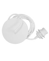 Umage Rosette med stofledning, Hvid Umage Rosette med stofledning, Hvid