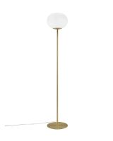 Nordlux Alton Gulvlampe - Opal/Messing