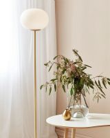Nordlux Alton Gulvlampe - Opal/Messing