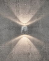 Nordlux Canto Kubi 2 Up/Down Væglampe - Galvaniseret Stål