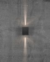 Nordlux Canto Kubi 2 Up/Down Væglampe - Sort