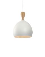 Halo Design Dueodde Pendel - Hvid/Metal - Ø18 Halo Design Dueodde Pendel - Hvid/Metal - Ø18