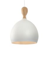 Halo Design Dueodde Pendel - Hvid/Metal - Ø30 Halo Design Dueodde Pendel - Hvid/Metal - Ø30