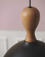 Halo Design Dueodde Pendel - Sort/Metal - Ø30 Halo Design Dueodde Pendel - Sort/Metal - Ø30