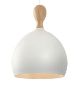 Halo Design Dueodde Pendel - Hvid/Metal - Ø39 Halo Design Dueodde Pendel - Hvid/Metal - Ø39