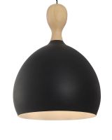 Halo Design Dueodde Pendel - Sort/Metal - Ø39 Halo Design Dueodde Pendel - Sort/Metal - Ø39