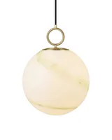 Stockholm Pendel Ø30 Marmorgrøn fra Halo Design Stockholm Pendel Ø30 Marmorgrøn fra Halo Design