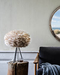 Tripod Table, Sort med EOS medium lysebrun Tripod Table, Sort med EOS medium lysebrun