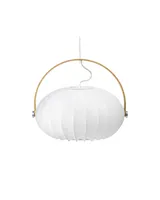 DC Textile Pendel Satinhvid fra Halo Design - billede 1