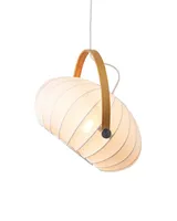 DC Textile Pendel Satinhvid fra Halo Design - billede 2