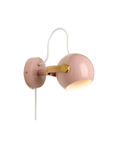 DC Væglampe Rosa og olieret eg fra Halo Design DC Væglampe Rosa og olieret eg fra Halo Design