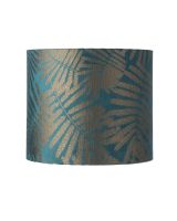 Ebb & Flow Fern Leaves Wild - Teal - Ø35 - Stofskærm Ebb & Flow Fern Leaves Wild - Teal - Ø35 - Stofskærm