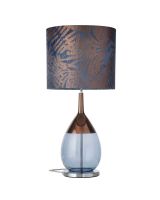 Ebb & Flow Fern Leaves Wild - Blå m/ Lute bordlampe