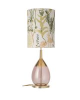 Ebb & Flow Lute Lampefod - Obsidian/Guld m/ SH101045 lampeskærm Ebb & Flow Lute Lampefod - Obsidian/Guld m/ SH101045 lampeskærm