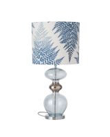 Ebb & Flow Futura Lampefod - Topaz blå m/ SH101017 lampeskærm Ebb & Flow Futura Lampefod - Topaz blå m/ SH101017 lampeskærm