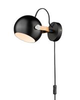 Halo Design DC Væglampe - Sort - Ø12 Halo Design DC Væglampe - Sort - Ø12