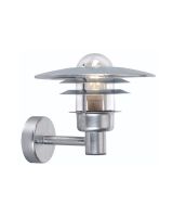 Norlys Larvik Væglampe - Galvaniseret Norlys Larvik Væglampe - Galvaniseret