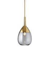 Ebb & Flow Lute, 14cm Røgfarvet grå/Guld Ebb & Flow Lute, 14cm Røgfarvet grå/Guld