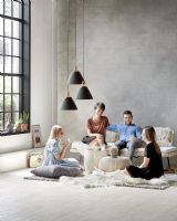 Nordlux Strap 36 - Sort m/ brun rem