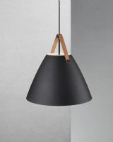 Nordlux Strap 48 - Sort m/ brun rem Nordlux Strap 48 - Sort m/ brun rem