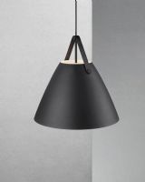 Nordlux Strap 48 - Sort m/ sort rem Nordlux Strap 48 - Sort m/ sort rem