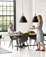 Nordlux Strap 48 - Sort m/ brun rem Nordlux Strap 48 - Sort m/ brun rem