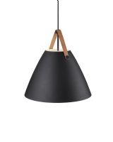 Nordlux Strap 48 - Sort m/ brun rem Nordlux Strap 48 - Sort m/ brun rem