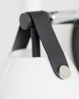 Nordlux Strap 15 - Opal/Sort m/ sort rem