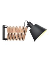 Halo Design Vintage Væglampe - Sort/Valnød