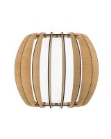 Eglo Stellato 1 Væglampe - Opal/ahorn