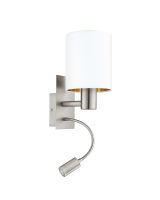 Eglo Pasteri Væg 2L - Hvid/Kobber