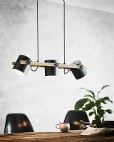 Eglo Hornwood Langbordspendel 3L - Sort Eglo Hornwood Langbordspendel 3L - Sort